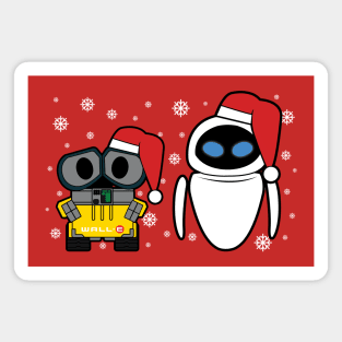 wall e and eve christmas Magnet